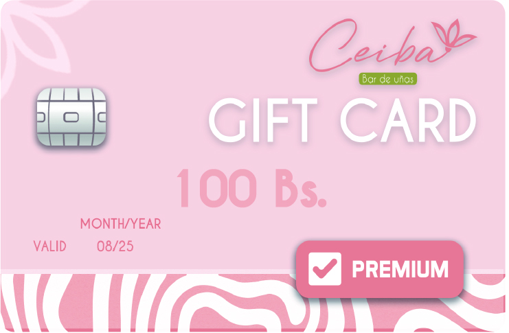 Tarjeta de regalo 100Bs.