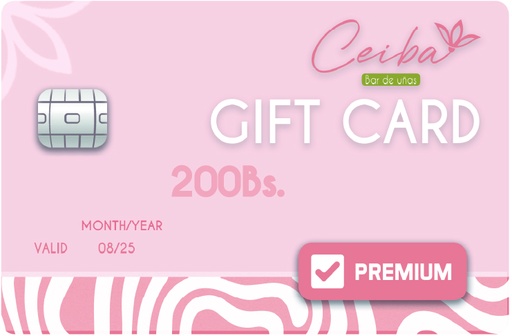 [TR200] Tarjeta de regalo 200Bs.